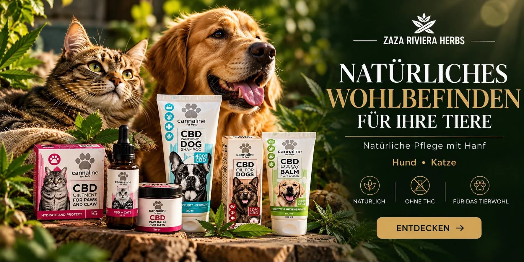 Zaza Riviera Herbs — Natürliches Wohlbefinden für Ihre Tiere
