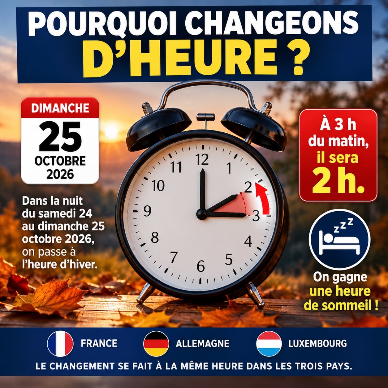 Why do we change the clocks?