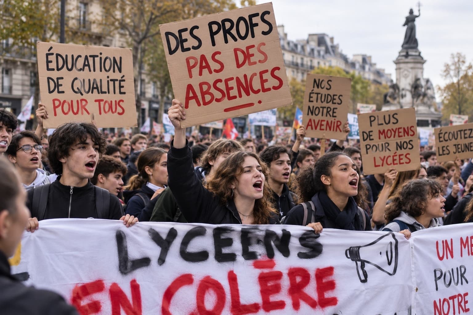 Thionville : après une forte mobilisation mardi, les lycéens appelés à se mobiliser de nouveau jeudi.